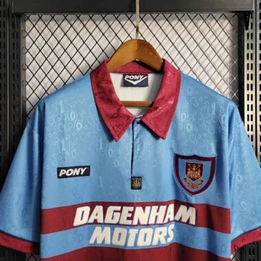 95-97 West Ham uittenue retro-shirt vintage sport