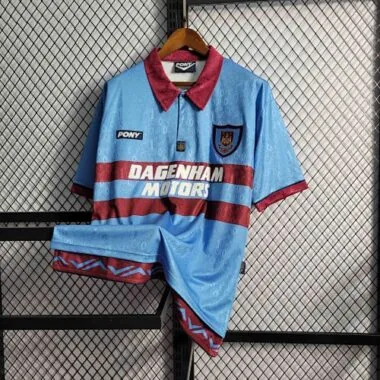95-97 West Ham uittenue retro-shirt vintage sport