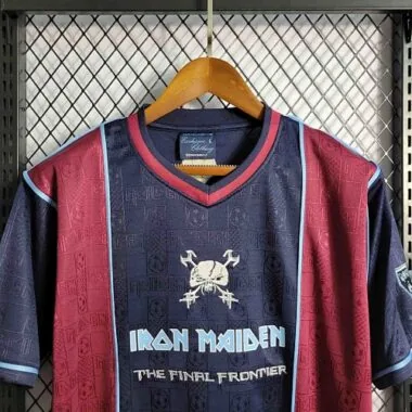 11-12 West Ham Iron Maiden Home Retro Kit Vintage Shirt Sport