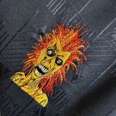 99-00 West Ham Iron Maiden thuiswedstrijd Retro-tenue met dubbele logo's Vintage shirt
