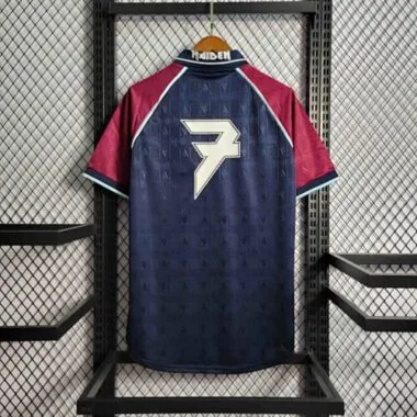 99-00 West Ham Iron Maiden Home Retro Kit Vintage Shirt Sport