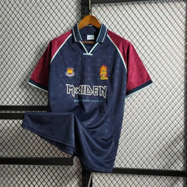99-01 West Ham Iron Maiden thuiswedstrijd-combinatiebord