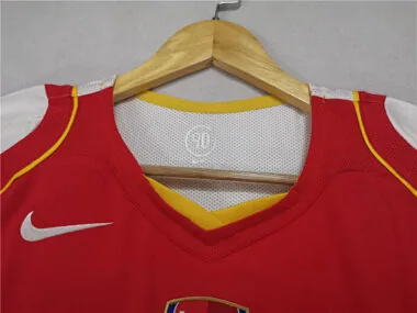 04-05 Arsenal home red long sleeve