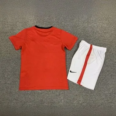 09-10 Manchester United thuisretro-tenues voor kinderen – kinderset met shirt