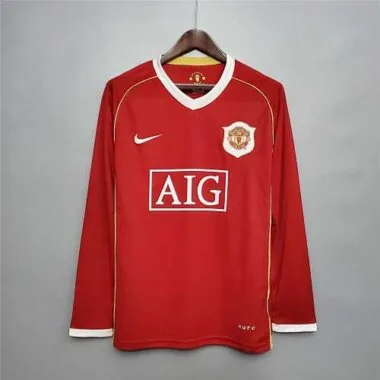 06-07 Manchester United home long sleeve