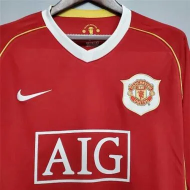 06-07 Manchester United home long sleeve