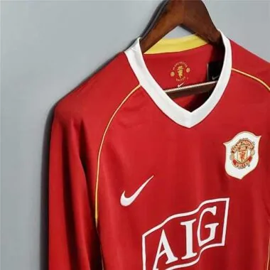 06-07 Manchester United home long sleeve