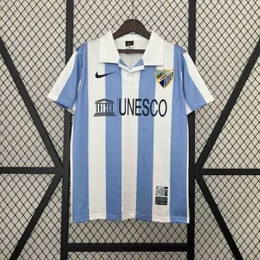 12-13 Malaga Home Retro Kit Football Apparel AAAAJerseys Dropshipping Yupoo