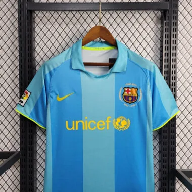 07-08 Barcelona Retro Away Kit Jersey