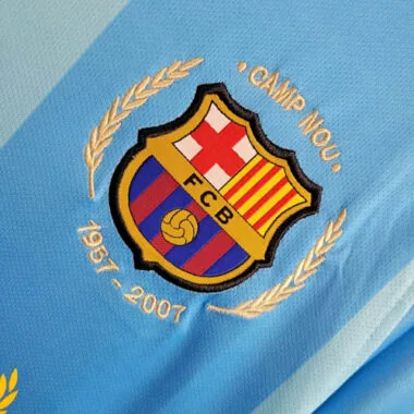 07-08 Barcelona Retro Away Kit Jersey