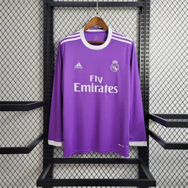 16-17 Real Madrid away purple long sleeve