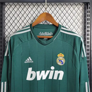 12-13 Real Madrid green third away long sleeve