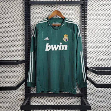 12-13 Real Madrid green third away long sleeve