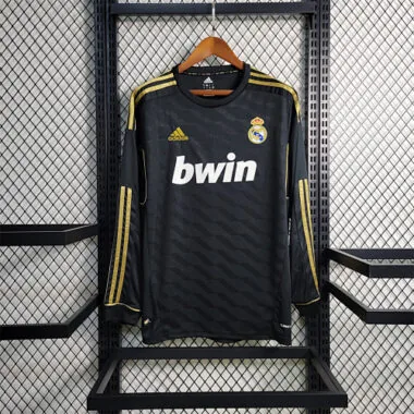 11-12 Real Madrid away black long sleeve