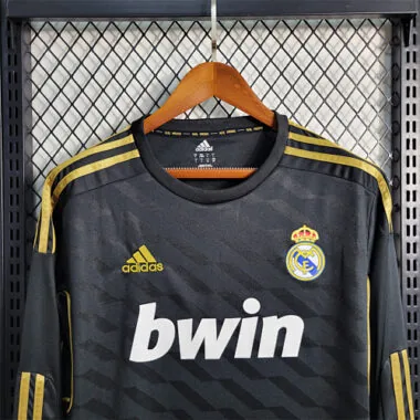 11-12 Real Madrid away black long sleeve