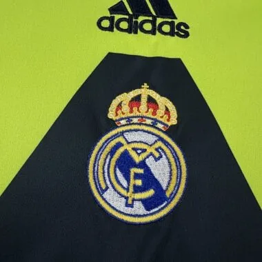 99-00 Real Madrid Goalkeeper Long Sleeve Kit Retro Soccer T-Shirt