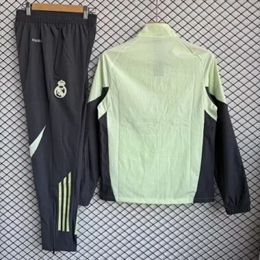 26-27 Real Madrid Green Windbreaker Jackets Kit Soccer T-Shirt