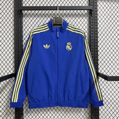 26-27 Real Madrid Blue Windbreaker Jackets Kit Soccer T-Shirt AAAAJersey Supply Yupoo