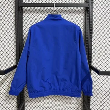 26-27 Real Madrid Blue Windbreaker Jackets Kit Soccer T-Shirt