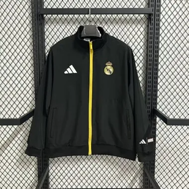 26-27 Real Madrid Black Windbreaker Jackets Kit Soccer T-Shirt AAAAJersey Supply Yupoo