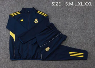 26-27 Real Madrid Windbreaker Jackets Kit Soccer T-Shirt