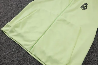 26-27 Real Madrid Green Hoodies Jackets Kit Soccer T-Shirt