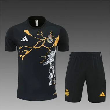 26-27 Real Madrid BlackTraining Kit Soccer T-Shirt AAAAJersey Supply Yupoo