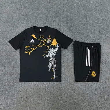 26-27 Real Madrid BlackTraining Kit Soccer T-Shirt
