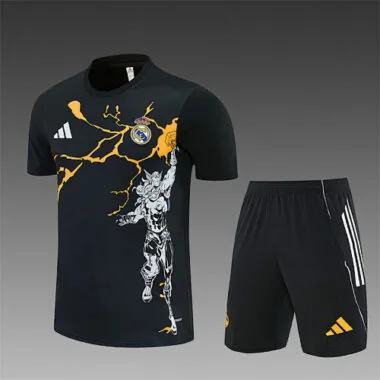26-27 Real Madrid BlackTraining Kit Soccer T-Shirt