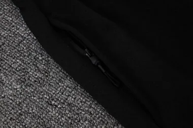 26-27 Real Madrid Black Hoodies Jackets Kit Soccer T-Shirt