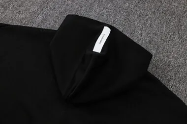 26-27 Real Madrid Black Hoodies Jackets Kit Soccer T-Shirt