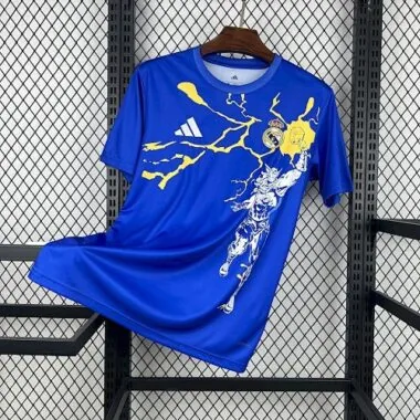 26-27 Real Madrid Blue Special Edition Kit Soccer T-Shirt AAAAJersey Supply Yupoo