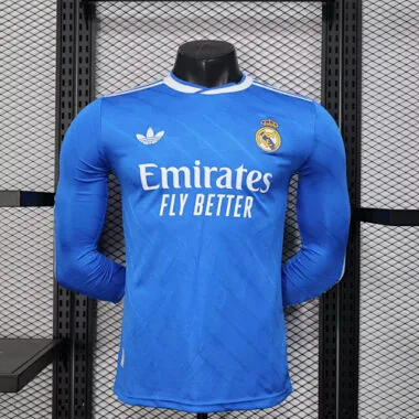 25-26 Real Madrid Third Long Sleeve Kit Player Version Soccer AAAAJersey Yupoo