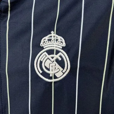 25-26 Real Madrid Baseball Uniform Kit Soccer T-Shirt