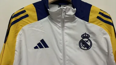 25-26 Real Madrid White Windbreaker Jackets
