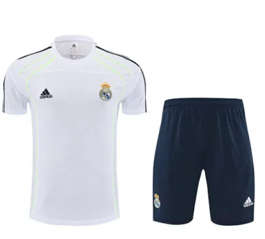 25-26 Real Madrid UBP White Training Kits Football Tracksuits