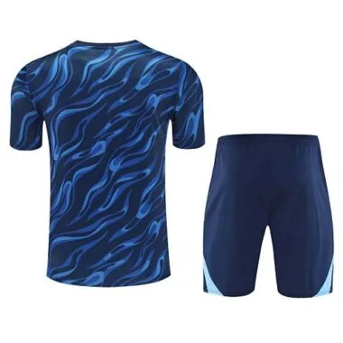 25-26 Real Madrid Training Kits Blue Football Tracksuits