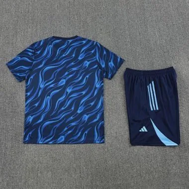 25-26 Real Madrid Training Kits Blue Football Tracksuits