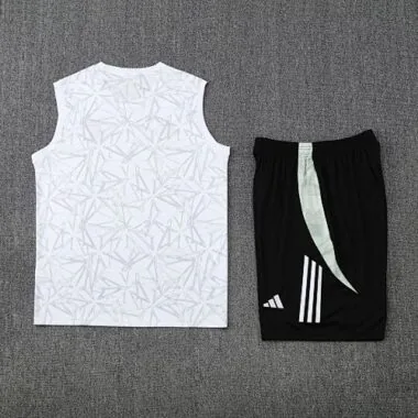 25-26 Real Madrid Pre-Match White Training Kits Football Tracksuits