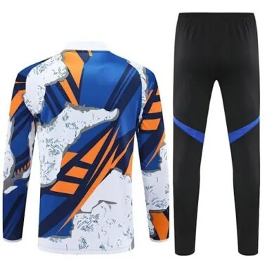 25-26 Real Madrid Pre-Match Training Kits Long Football Tracksuits