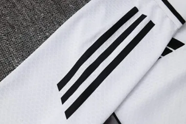 25-26 Real Madrid Polo White&amp;Black Training Kits Football Tracksuits