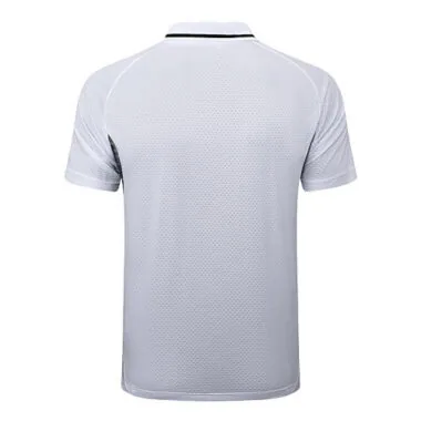 25-26 Real Madrid Polo White&amp;Black Training Kits Football Tracksuits