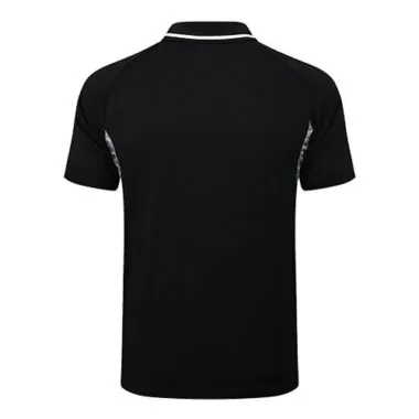 25-26 Real Madrid Polo Black Training Kits Football Tracksuits