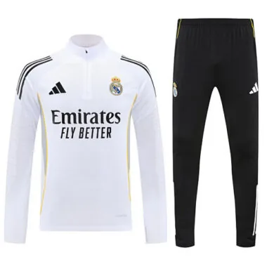 25-26 Real Madrid Match Training Kits Long Football Tracksuits