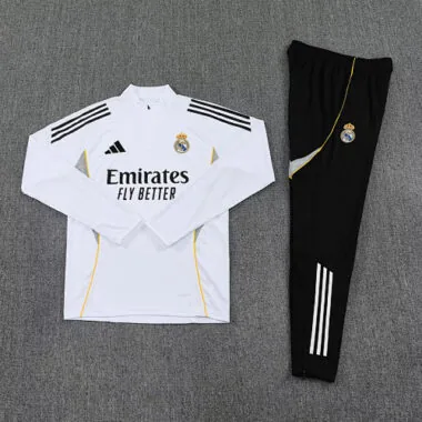 25-26 Real Madrid Match Training Kits Long Football Tracksuits