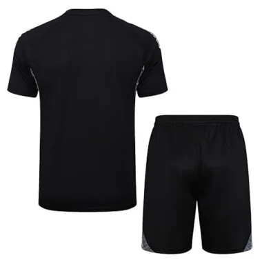 25-26 Real Madrid Black Training Kits Football Tracksuits
