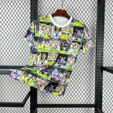 25-26 Real Madrid 15 UCL Champions Special Edition T-Shirt Football Apparels Soccer