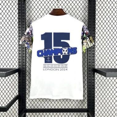 25-26 Real Madrid 15 UCL Champions Special Edition T-Shirt Football Apparels Soccer