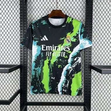 25-26 Real Madrid Green Special Edition T-Shirt Football Apparels Soccer AAAAJersey Yupoo