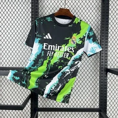 25-26 Real Madrid Green Special Edition T-Shirt Football Apparels Soccer